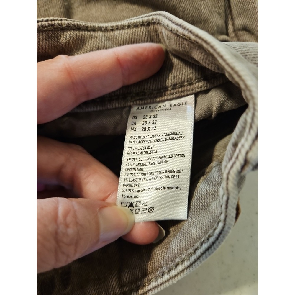 American Eagle Mens Jeans Brown 28x32 Easy Flex Stretch Denim Jean (A1255) - Picture 5 of 10
